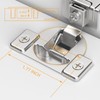 Chibery Non-Slow Close Regular Hinges, 1-3/8" Overlay Standard Concealed Cabinet