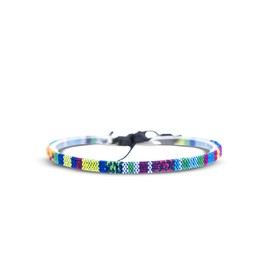 Made by Nami Surfer Anklet Men & Women – Thin Boho Ethno Hippie Anklet – Handmade Beach Festival Accessories – 100% Waterproof & Adjustable – 100% Ecological Cotton (Turquoise)