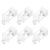 6PCS Ramadan Decorative Lights House Shape Plastic Wind Light Fireplace