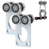 Fuperoo 4 Wheel Trolley Assembly Rollers.Bearing Trolley Assembly.The top of