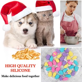 2PCS Silicone Lollipop Molds Candy Molds Silicone Sucker Molds Hard Candy Mold & 8 Rounds Nonstick Lollipop Mold With 20 Sticks for Candies,Bread,Jellies,Chocolate,EtcD