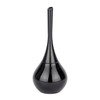 WENKO 22038100 Toilet brush Flakon Black - Ceramic, 17 x