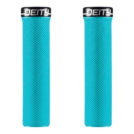 Deity Slimfit Lock-On Mountain Bike Handlebar Grips Turquoise