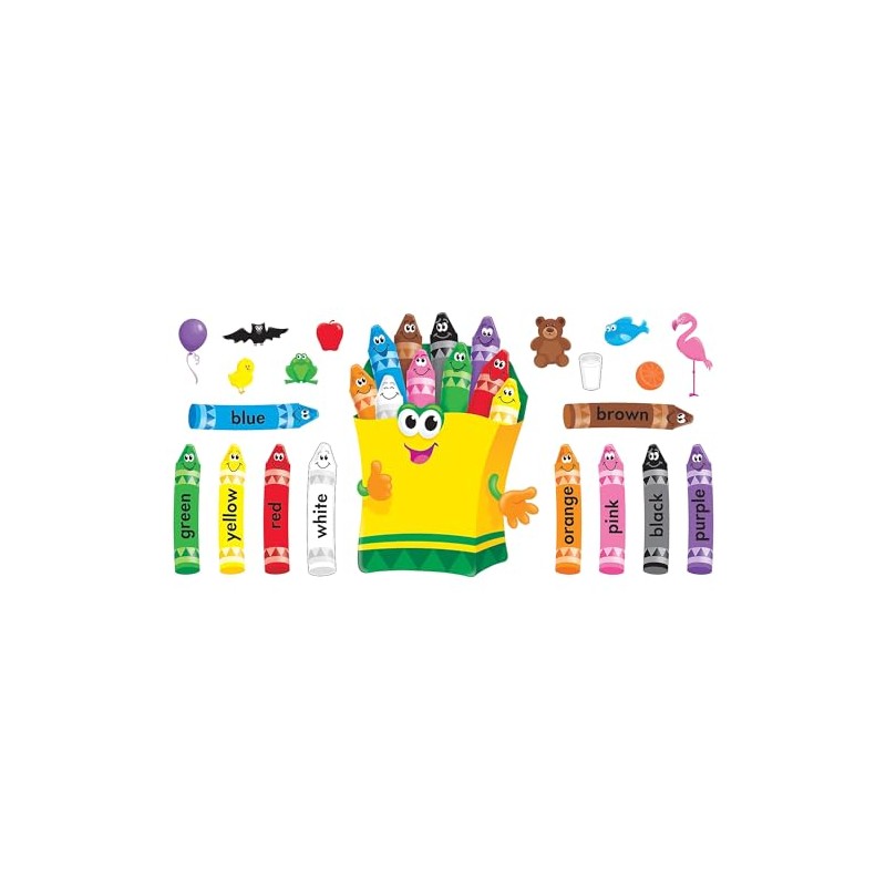 Trend Enterprises T-8076 BB Set Colorful Crayons