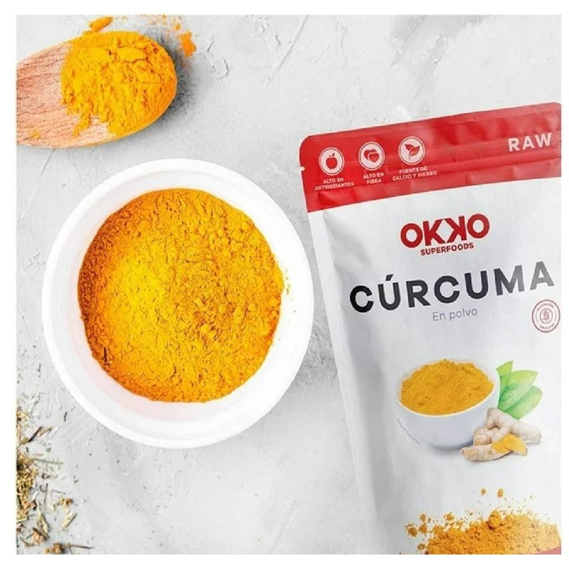 Cúrcuma en polvo 200gr. | OKKO Superfoods