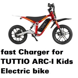 coming data Ac adpter fast battery Charger  for TUTTIO ARC-I Kids Electric Bike
