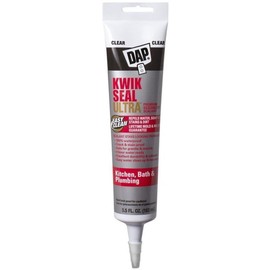 Dap Kwik Seal Ultra Clear Siliconized Acrylic Kitchen and Bath Caulk Sealant 5.5 oz.