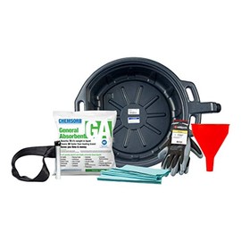 Groz - 41960DK Deluxe No Mess Oil Change Kit with 4-1/4 Gallon Drain Pan