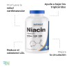 Vitamina B3 Niacin 500mg 240ct Sabor Sin Sabor