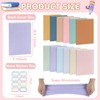 QOUBAI Jumbo Stretchable Book Covers 12PCS Reusable Fabric Book Covers