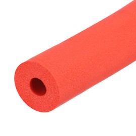 uxcell Foam Tubing for Handle Grip Support, Pipe Insulation Outside Pipe Lagging, 16mm(5/8") ID 48mm OD 1m Red