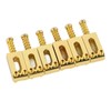 6 Pcs Electric Guitar Bridge Saddle Standard Zinc Alloy Guitar