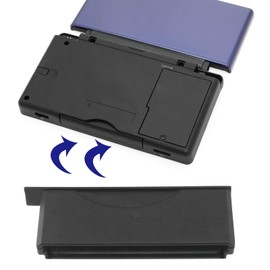 SG Store Card Slot Cover 62 x 23 mm Dustproof Cover for Game Console Compatible with DS Lite NDS Lite NDSL Replacement Card Slot Dust Cover Cap Black