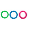 Petface (Toyz by Petface) Twist Ring, Blue/Green/Pink