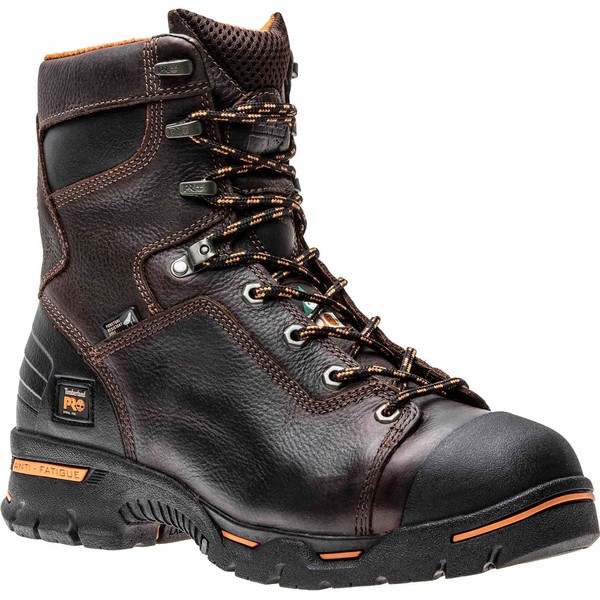 Timberland PRO Men's 52561 Endurance 8" Puncture Resistant Workboot,Brown/Brown,11 M