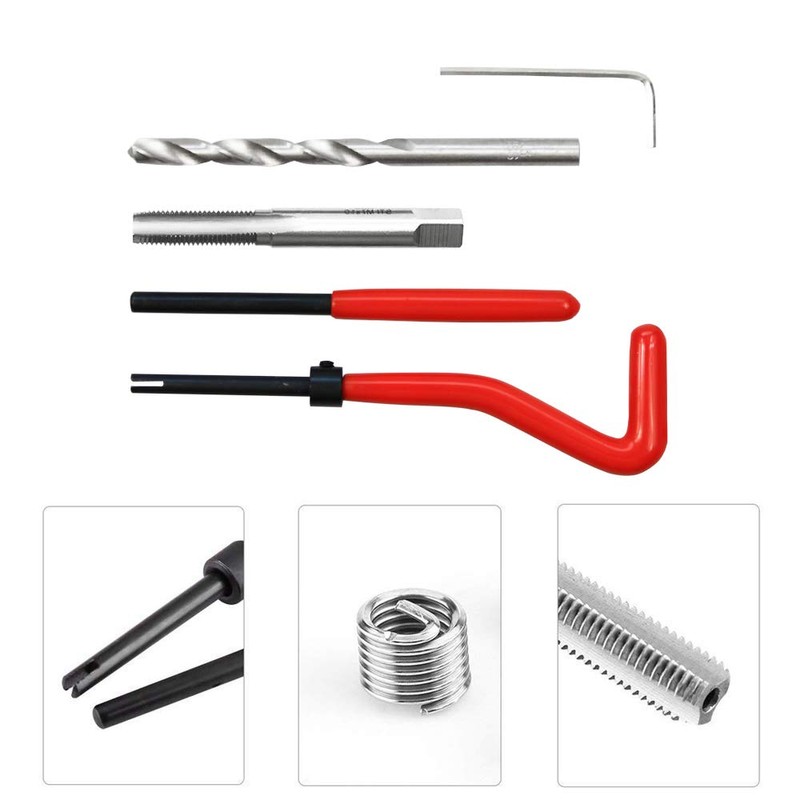 BestsQ Metric Thread Repair Kit M7 x 1.0MM Compatible Hand
