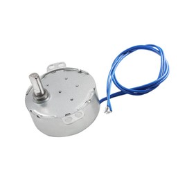 Fielect 1Pc Synchronous Motor AC 110V 2.5-3RPM Turntable Motor CW/CCW Direction 4W TYC-50 D Shaft