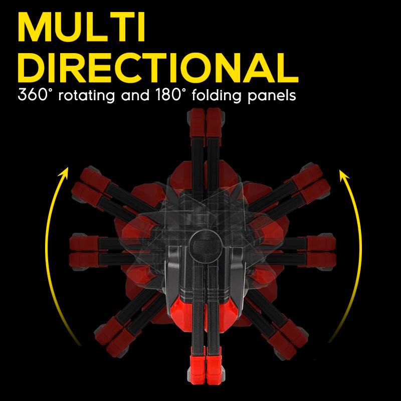 Hokolite Rechargeable LED Work Light with Magnetic Base, 2500LM, 12