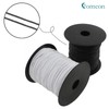 Comeon 2mm 80Yards Waxed Thread Cotton Cord Plastic Spool String