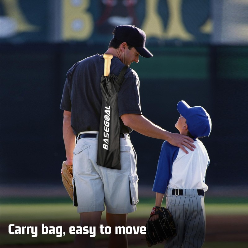 BaseGoal Batting Tee Baseball Tee, Softball Travel Portable Tee Tripod