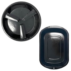 Grill Parts For Less Smoker Flame Disk Bowl and Water Pan Combo Kit for Masterbuilt Smokers