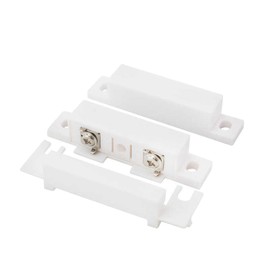 FOCMKEAS Magnetic Reed Switch Wired Surface Mount Normally Open/Closed NC/NO Contact Sensor Alarm Magnetic Door Switch with 3 Wires, PVC, MC-31