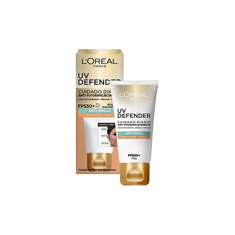 LOreal Paris bloqueador solar FPS 50 LOréal Paris UV Defender