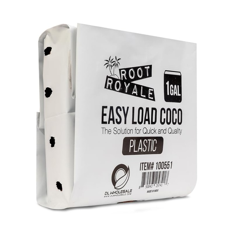 DL Wholesale Root Royale Easy Load Coco Coir Plastic Grow