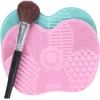 Set de 2 Tapetes Limpiadores de Silicona para Brochas Maquillaje,
