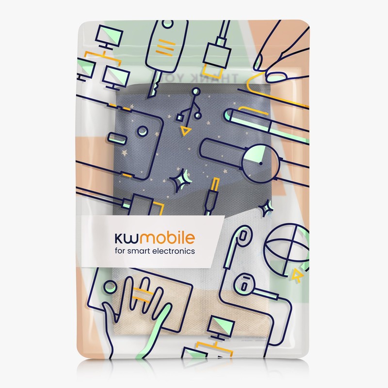 kwmobile Dust Cover for 31-32" monitor - Linen Monitor Protector