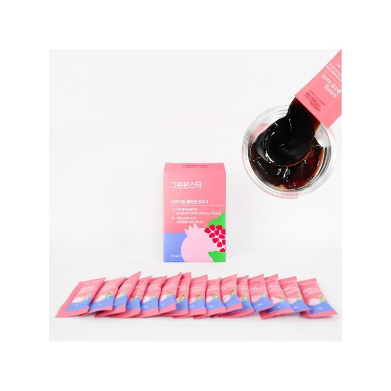 GREEN MONSTER Premium Collagen 5000 20g*15sticks