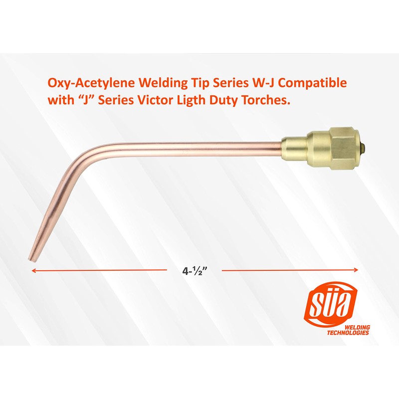 SÜA - Oxy-Acetylene Welding Tip Series W-J Compatible with “J”