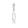 NKlaus ICHTHYS Christian Fish Symbol Pendant 925 Silver Spiritual Silver