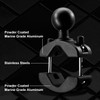 WINDFRD Aluminum Grab Bar Clamp Mount Base with 1.5'' Ball