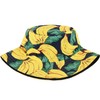 Joylife Fruit Print Bucket Hat Banana Pattern Fisherman Hats Summer