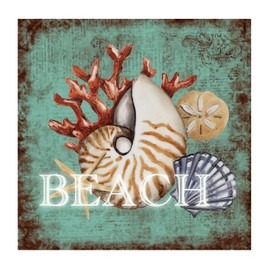 Vinyl Wall Quotes Stickers Sea Snail Starfish Nautical Beach Ocean Theme Vintage Wall Art Stickers Home Decor Under The Sea Octopus Crab Fish Wall Decals for Classroom Laptop Refrigerator Store