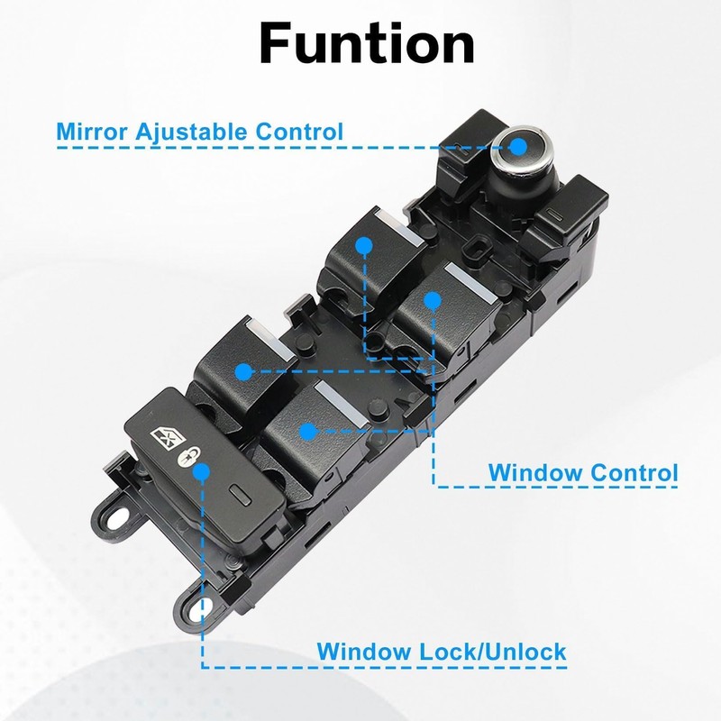NLQR Left Front Door Window Switch Compatible with Land Rover