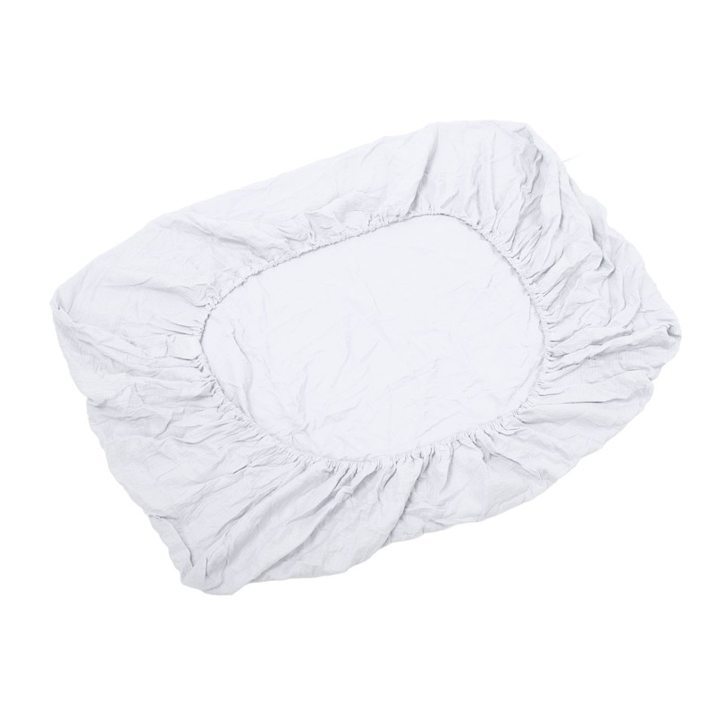 Fitted Crib Sheet Full Cotton Crinkle Fabric Soft Breathable Comfortable