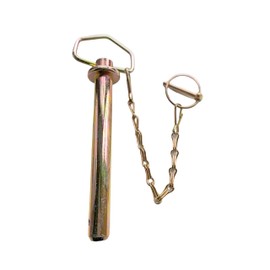 Heavy Duty Hitch Pin with Chain Trailer Pin Safety Pin Spring Steel Chain Pin for Heavy Towing (7/8in x 6-2/5in)