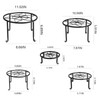 5 Pack Metal Plant Stands,Heavy Duty Potted Holder for Flower