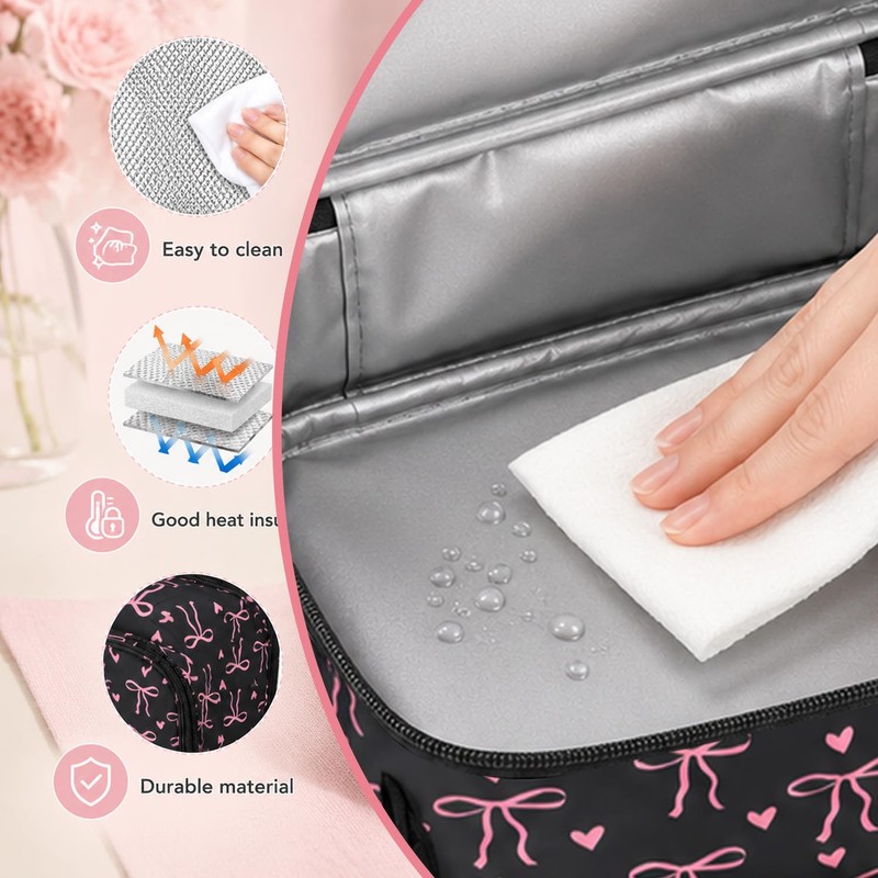 Nevicor Insulated Lunch Bag for Women, Portable Thermal Girls Lunch