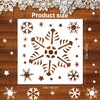 HOWAF 20 Stencils, Christmas Snowflakes Stencil, Template Stencils, Reusable Plastic