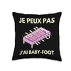 I Can Not Have Football Table Football Gift Throw Pillow