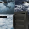 Black Exhaust Hood Vent 4'' Inch with Built-in Pest Guard