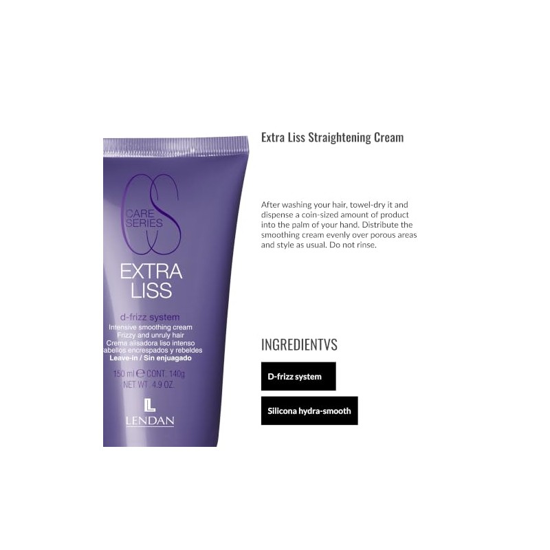 Lendan Extra Liss Intensive Smoothing Hair Cream for Frizzy And