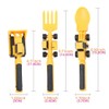 Sarini 3PCS Bulldozer Shovel Tableware With Fork And Spoon Shape