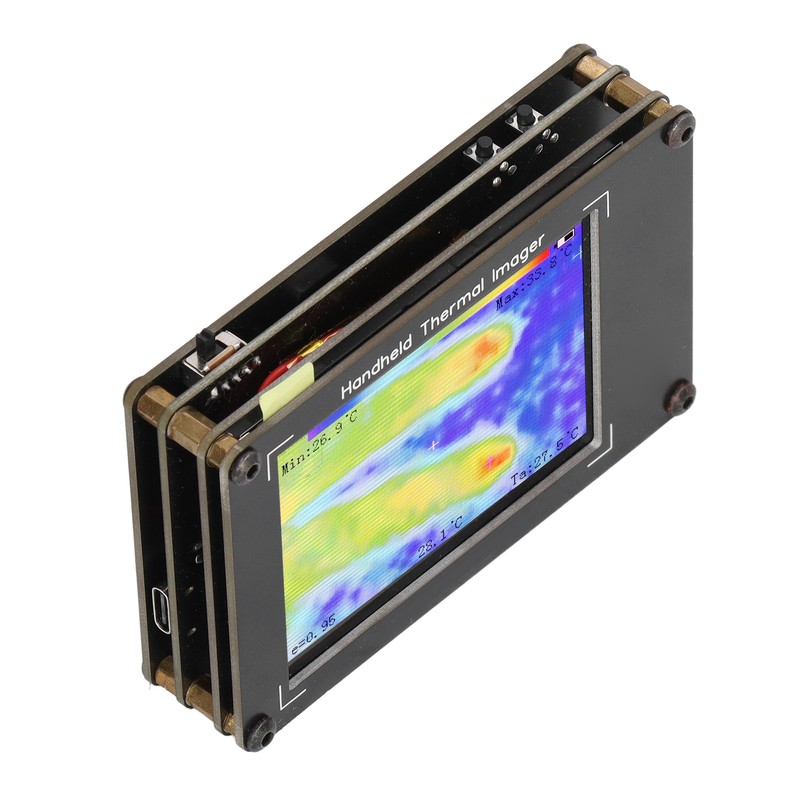 Thermal Imager DIY Rechargeable Infrared Imaging Camera MLX90640 for Electronic