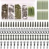 105pcs Carp Fishing Accessories Kit Helicopter Rigs Tackle with Anti-Tangle