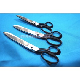 NEW GERMAN STAINLESS TAILOR SCISSORS 12" SEWING DRESSMAKING UPHOLSTERY FABRIC CUTTING TAYLOR SHEAR BLACK COATED RINGS-A+QUALITY LONG LAST