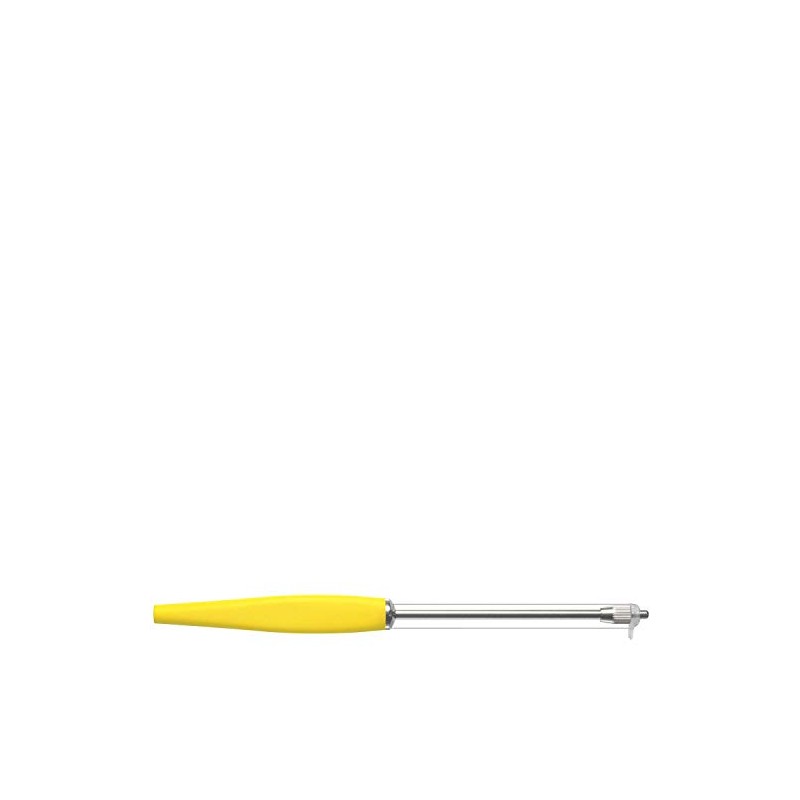 Osti 123 Original cheese slicer in stainless steel with yellow